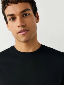 Black Long Sleeve Layering T-Shirts 5 Pack