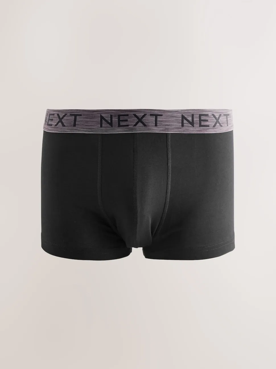 Black Marl Waistband Hipster Boxers 5 Pack
