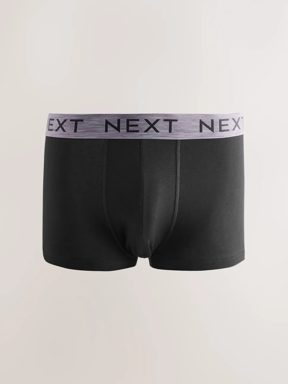 Black Marl Waistband Hipster Boxers 5 Pack