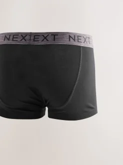 Black Marl Waistband Hipster Boxers 5 Pack