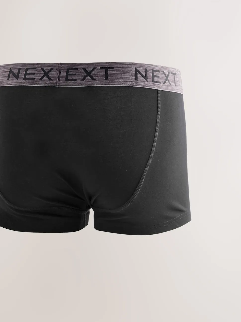 Black Marl Waistband Hipster Boxers 5 Pack