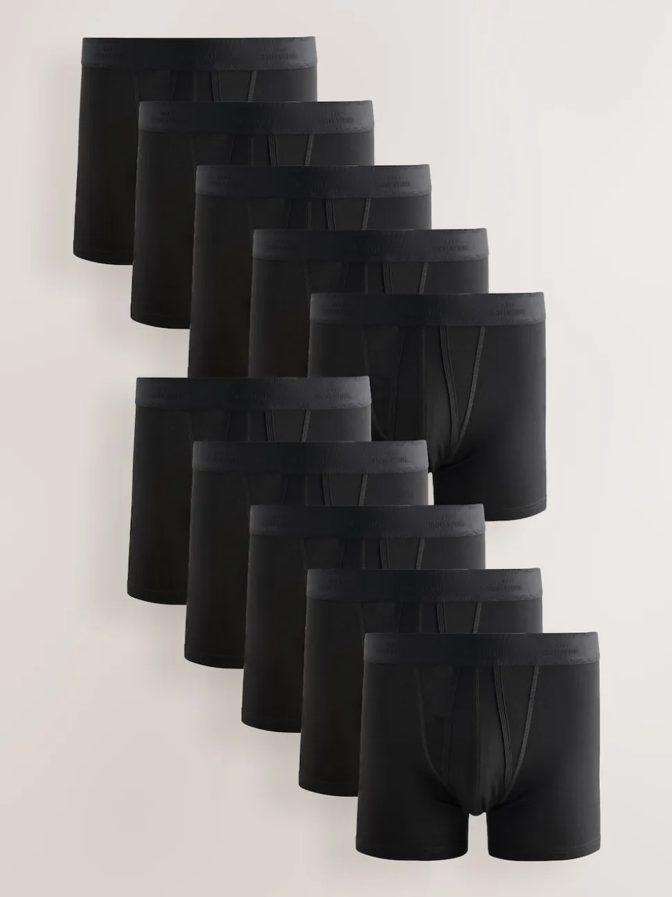 Black Modal 10 pack Signature A-Fronts Boxers