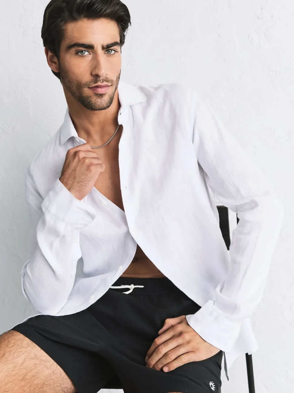 Black Motion-Flex 5 Inch Swim Shorts