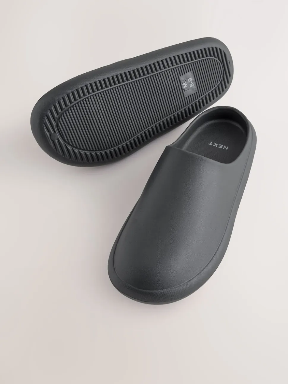 Black Moulded Mules