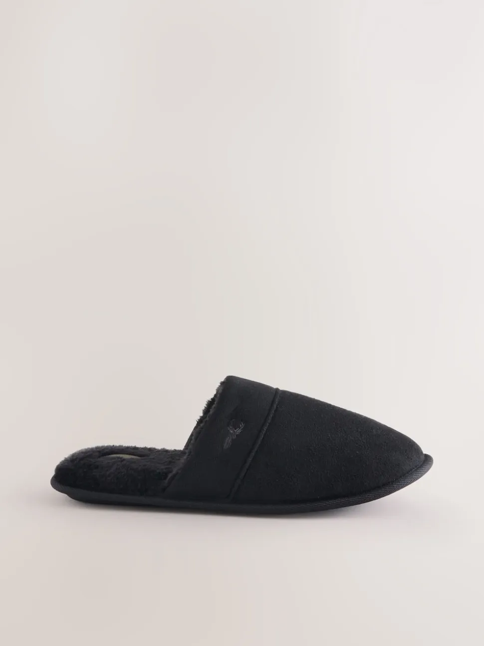 Black Mule Slippers