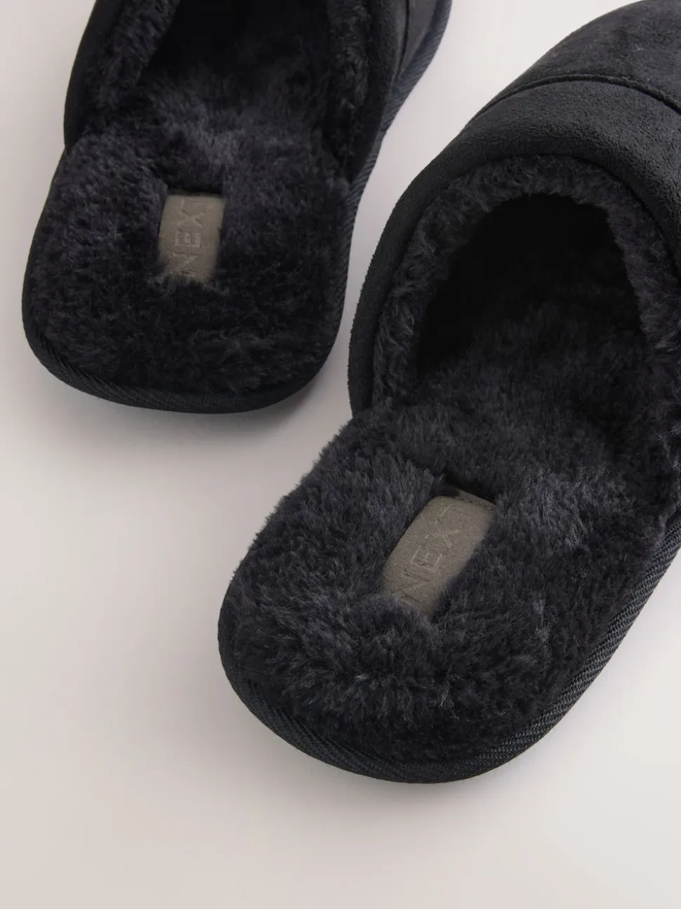 Black Mule Slippers