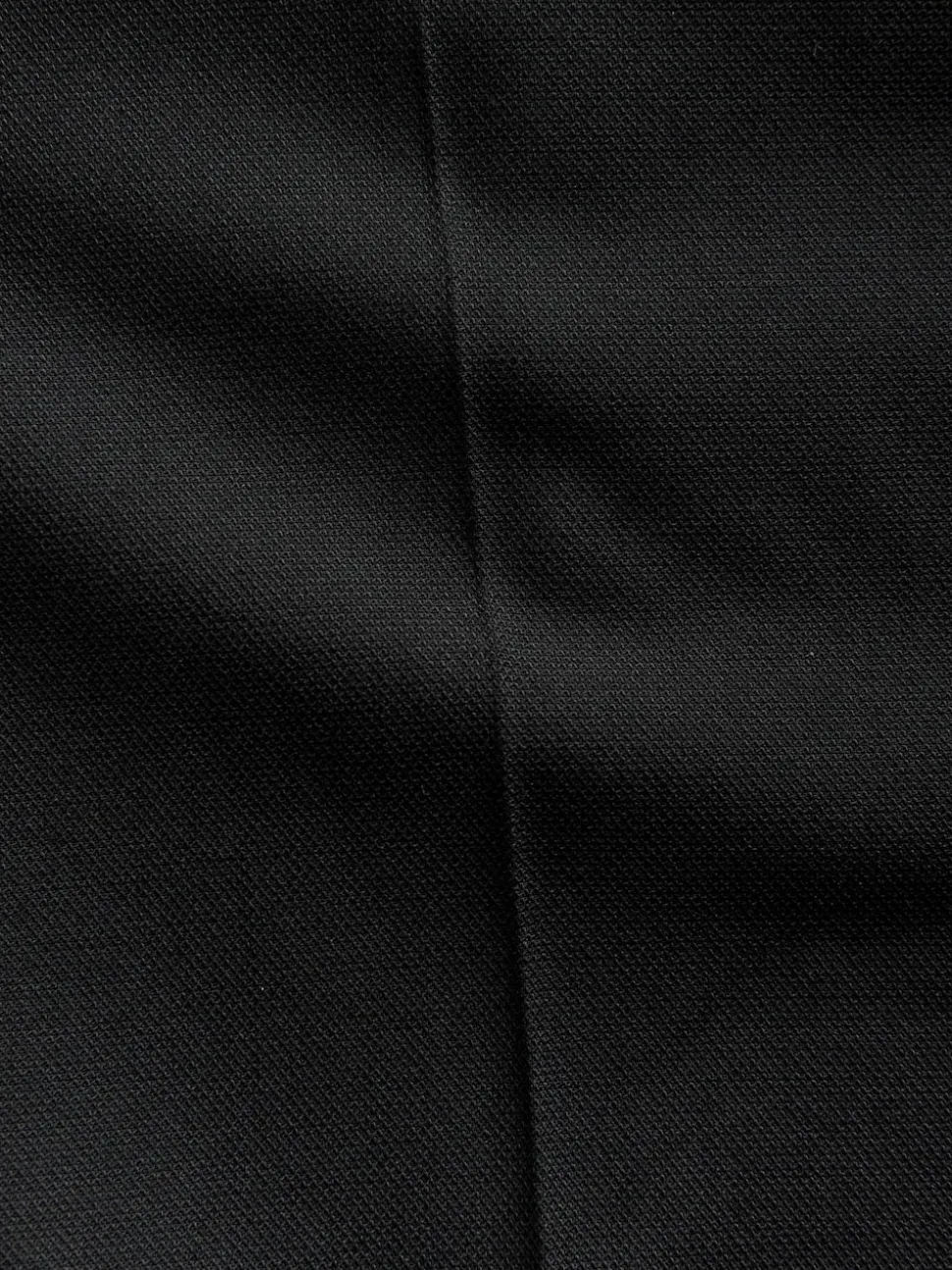 Black Muscle Fit Elasticated Waist Motionflex Stretch Smart Trousers