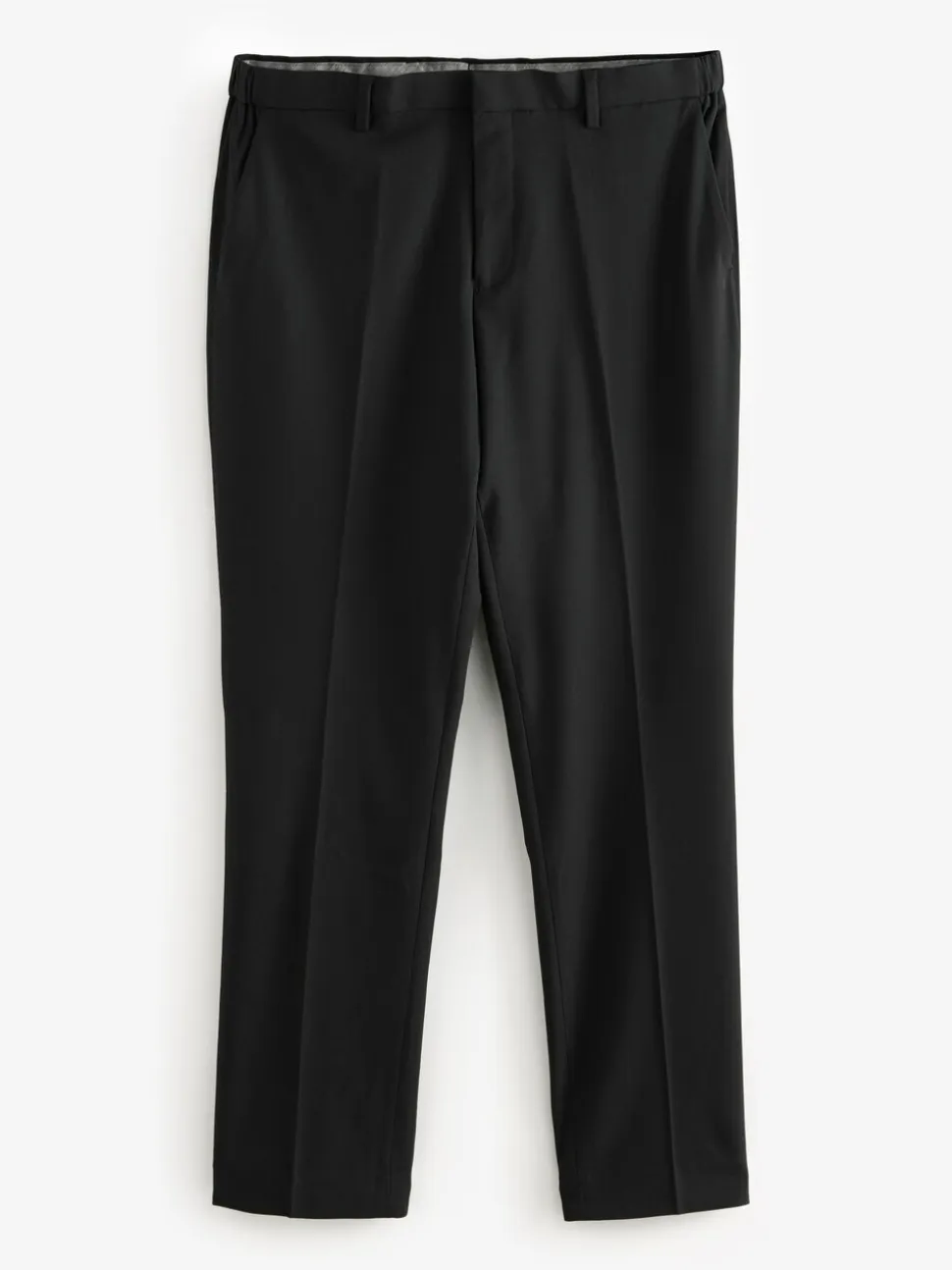 Black Muscle Fit Motionflex Stretch Suit Trousers