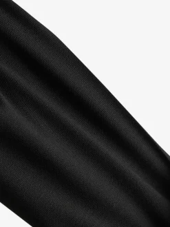 Black Muscle Fit Motionflex Stretch Suit Trousers
