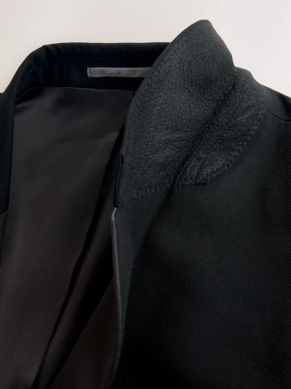 Black Muscle Fit Motionflex Stretch Tuxedo Suit Jacket