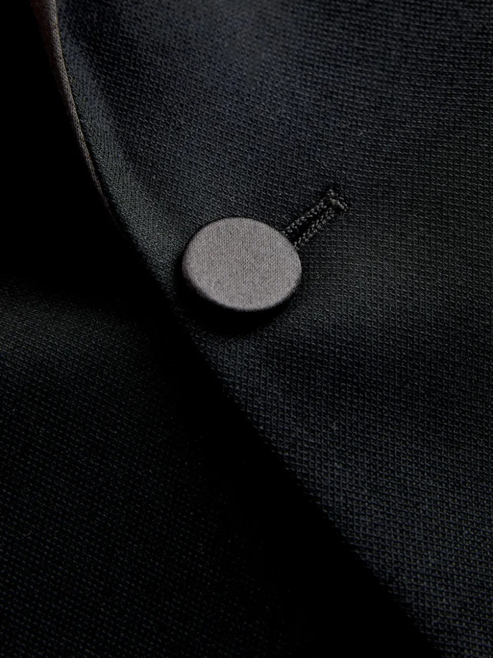 Black Muscle Fit Motionflex Stretch Tuxedo Suit Jacket