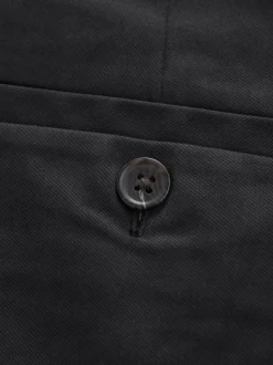 Black Muscle Fit N.Premium Smart Cotton TENCEL™ Lyocell Blend Chinos With Comfort Waistband