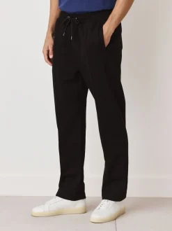 Black N. Premium Soft Touch Scuba Slim Fit Open Joggers