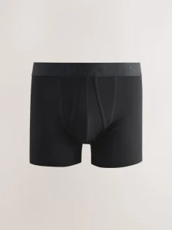 Black Neutral Waistband A-Front Boxers 10 Pack