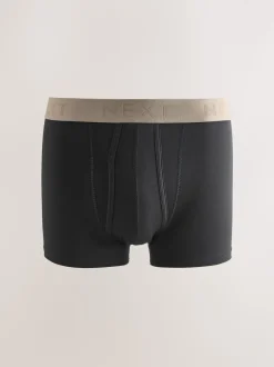 Black Neutral Waistbands A-Front Boxers 10 Pack