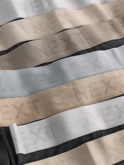 Black Neutral Waistbands A-Front Boxers 10 Pack