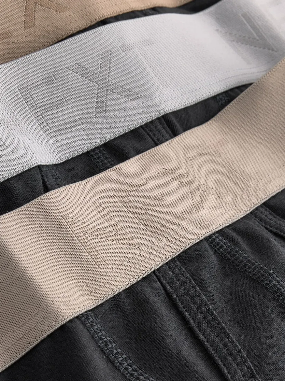Black Neutral Waistbands A-Front Boxers 10 Pack