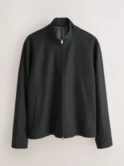 Black N.Premium Motionflex Smart Funnel Jacket with Stretch