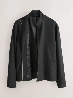 Black N.Premium Motionflex Smart Funnel Jacket with Stretch