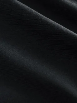 Black N.Premium Regular Tapered Fit Smart Cotton Chinos with Elasticated Back and Stretch