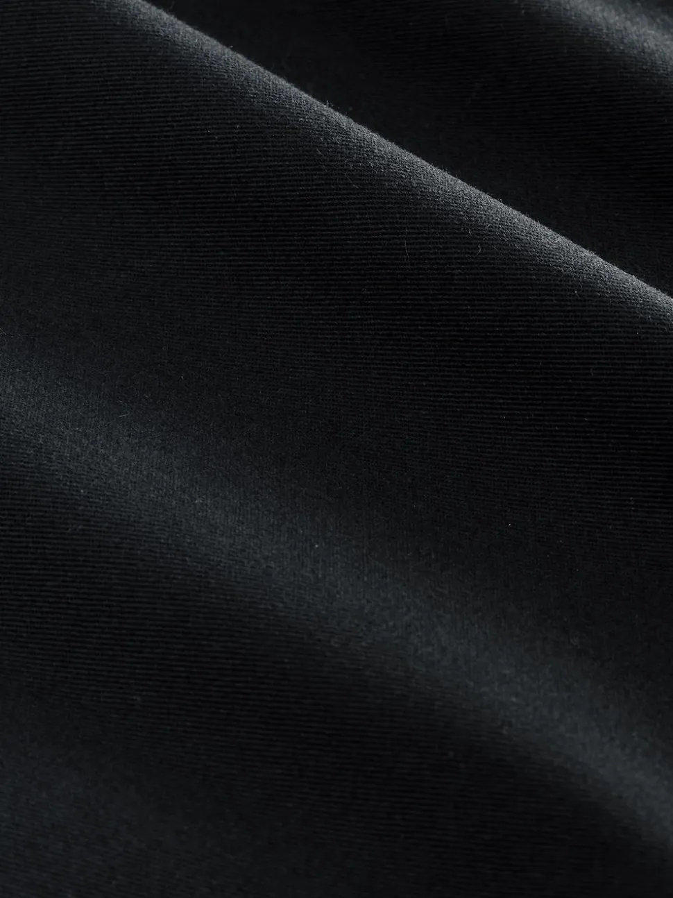 Black N.Premium Regular Tapered Fit Smart Cotton Chinos with Elasticated Back and Stretch