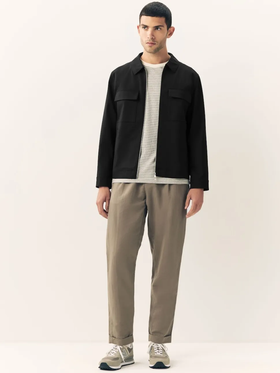 Black N.Premium Smart Technical Jacket With Stretch