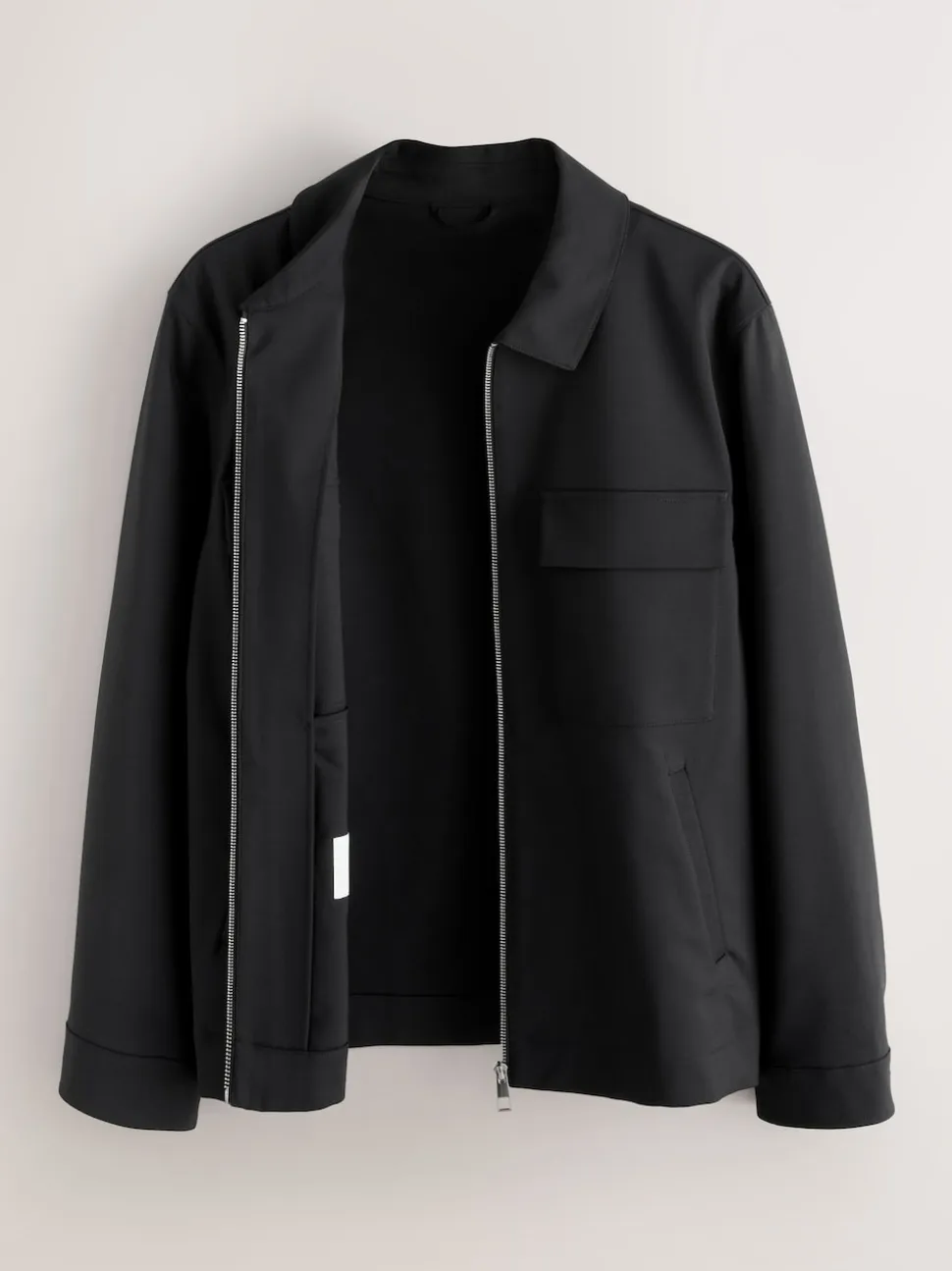 Black N.Premium Smart Technical Jacket With Stretch