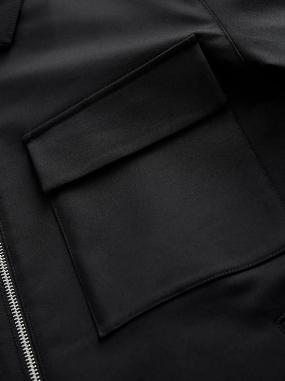 Black N.Premium Smart Technical Jacket With Stretch
