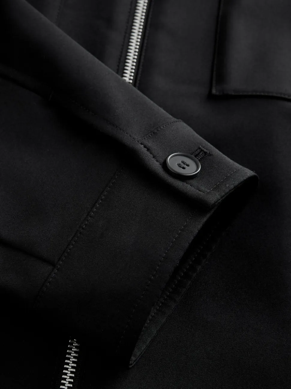 Black N.Premium Smart Technical Jacket With Stretch