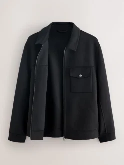 Black N.Premium Wool Rich Soft Touch Jacket