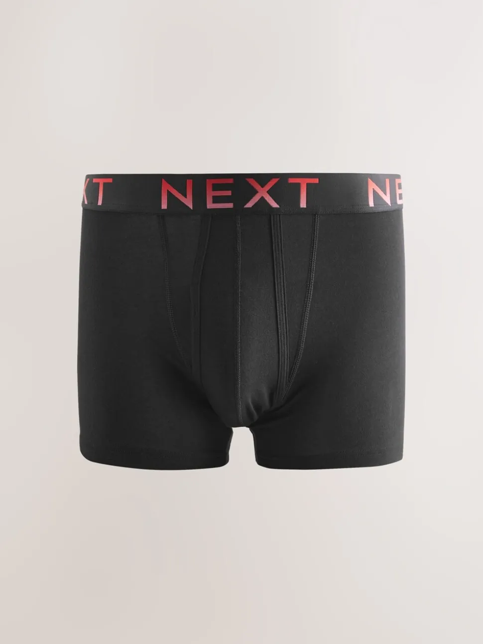 Black Ombre Waistband 5 Pack A-Front Cotton Rich Boxers