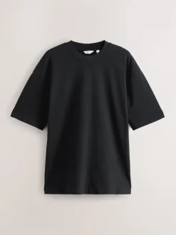 Black Oversized Fit EDIT Heavyweight T-Shirt