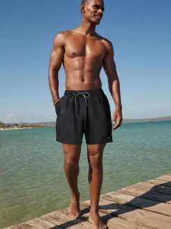 Black Palm Logo Essential Swim Shorts