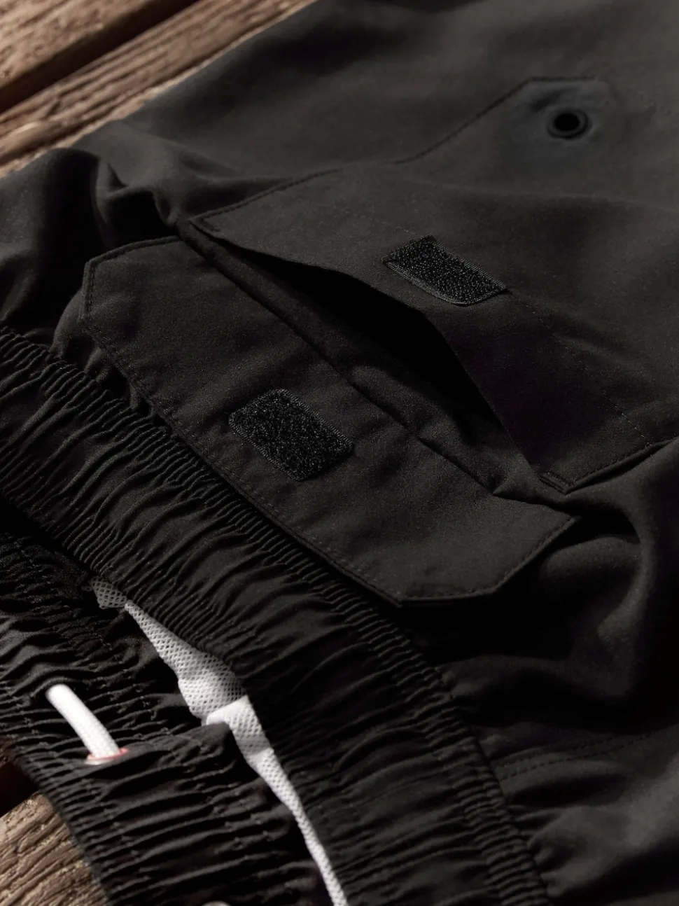 Black Palm Logo Essential Swim Shorts