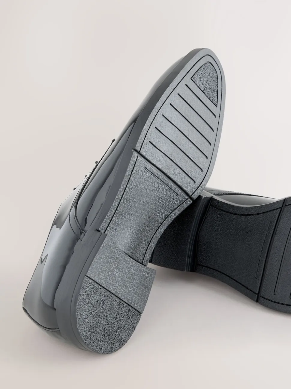 Black Patent Leather Derby Shoes