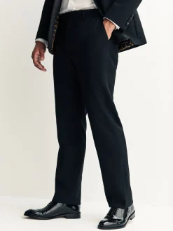 Black Patent Leather Oxford Toe Cap Shoes