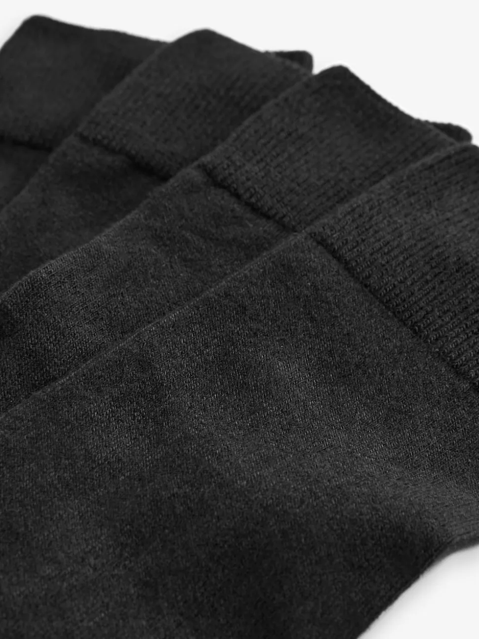 Black Pattern Modal Signature Socks 4 Pack