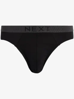 Black Pure 100% Cotton Briefs 4 Pack