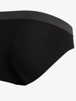 Black Pure 100% Cotton Briefs 4 Pack
