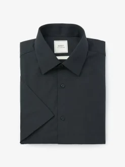 Black Regular Fit Easy Care Smart Shirt