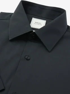 Black Regular Fit Easy Care Smart Shirt