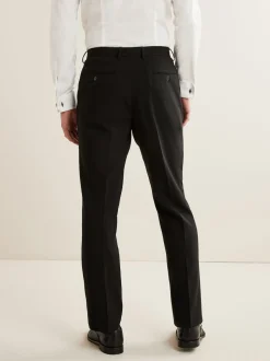 Black Regular Fit Essential Suit Trousers