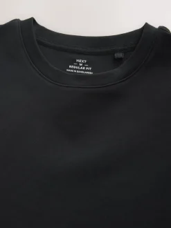 Black Regular Fit Smart Soft Touch Heavyweight T-Shirt
