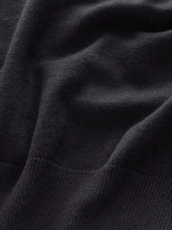 Black Regular Fit Soft Touch V-Neck Jumpers 2 Pack