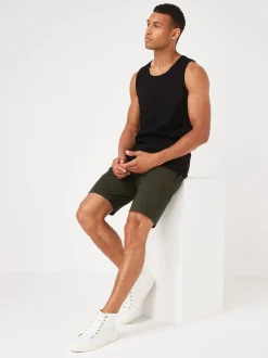 Black Regular Fit Vest