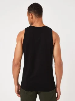 Black Regular Fit Vest