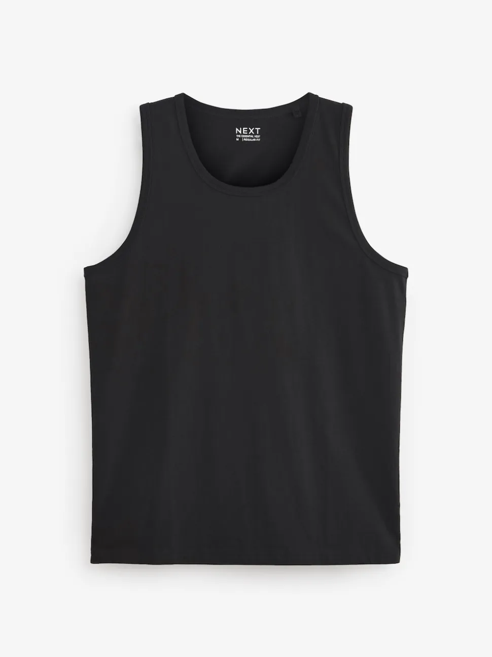 Black Regular Fit Vest