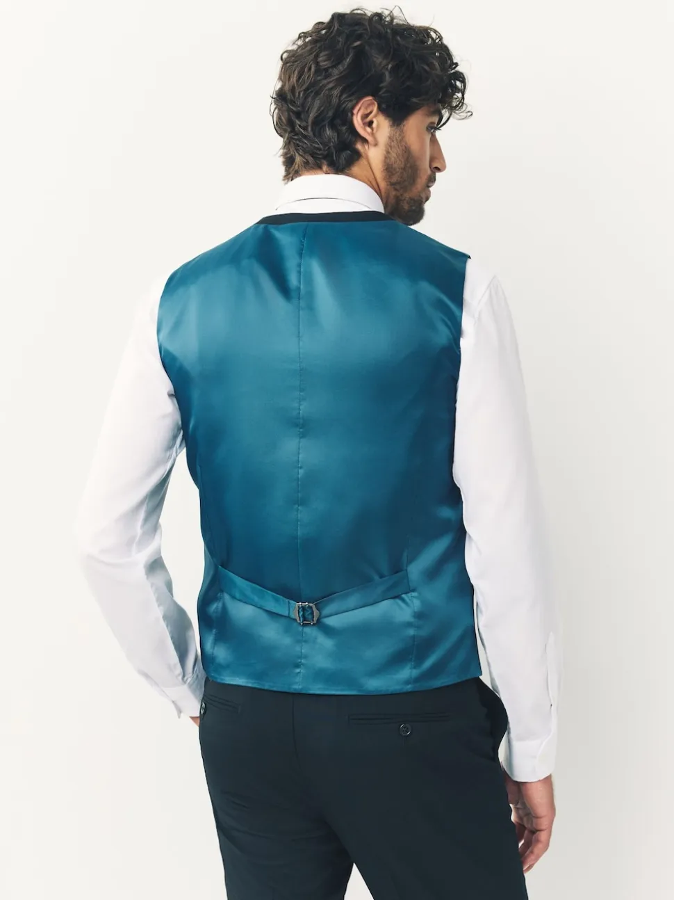 Black Regular Fit Waistcoat
