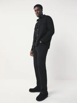 Black Regular Tapered Fit Motionflex Jeans