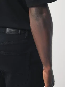 Black Regular Tapered Fit Motionflex Jeans